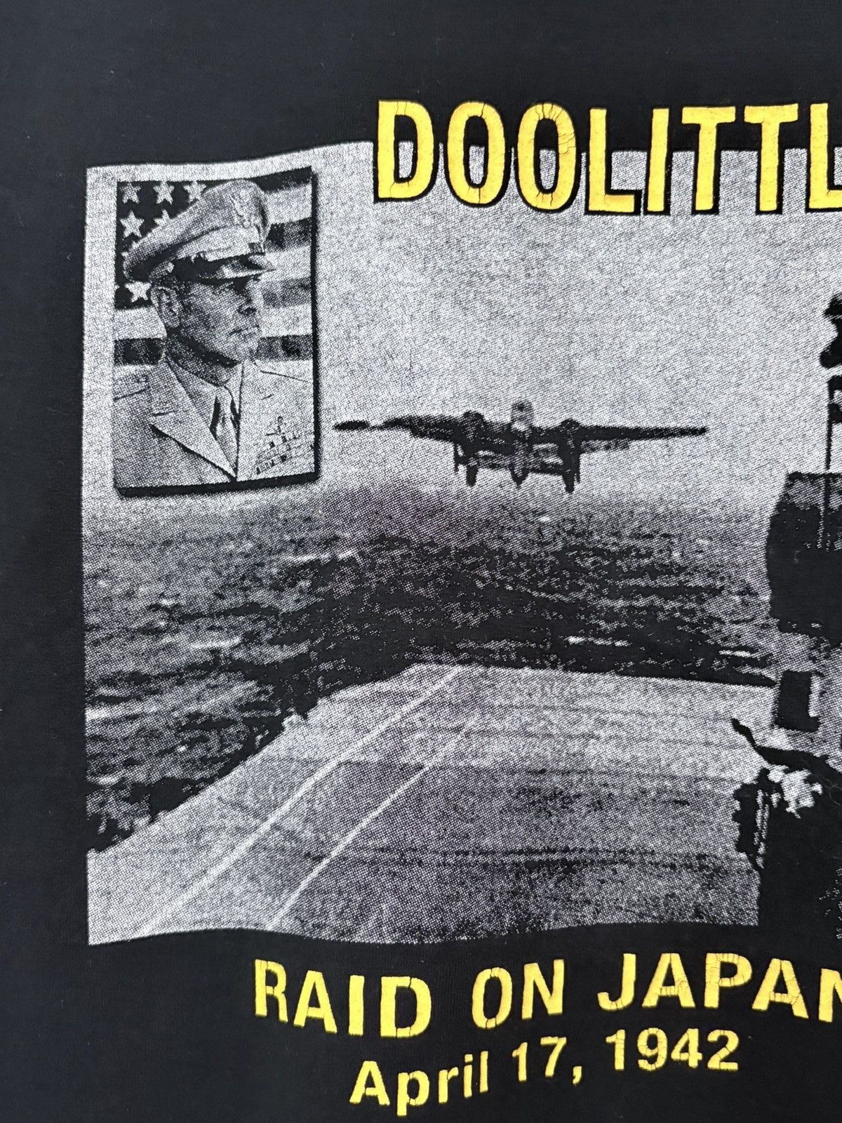 Vintage 90s Doolittles Raid on Japan Vintage World War II Tee Shirt Size US M / EU 48-50 / 2 - 3 Thumbnail