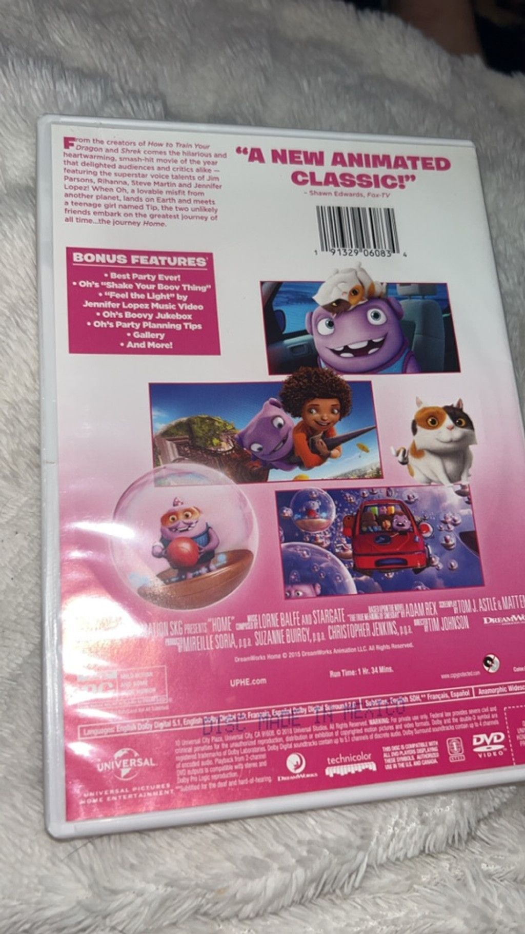 Other Unisex DreamWorks Home DVD One Size Pink Purple Size US S / EU 44-46 / 1 - 2 Thumbnail