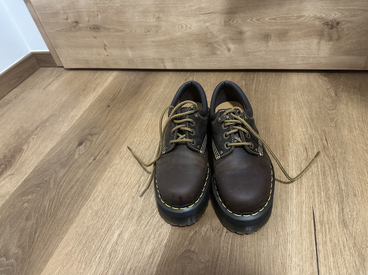 Dr. Martens Dr. Martens 8053 Arc Crazy Horse Leather Platform Shoes Size US 7.5 / EU 40-41 - 3 Thumbnail