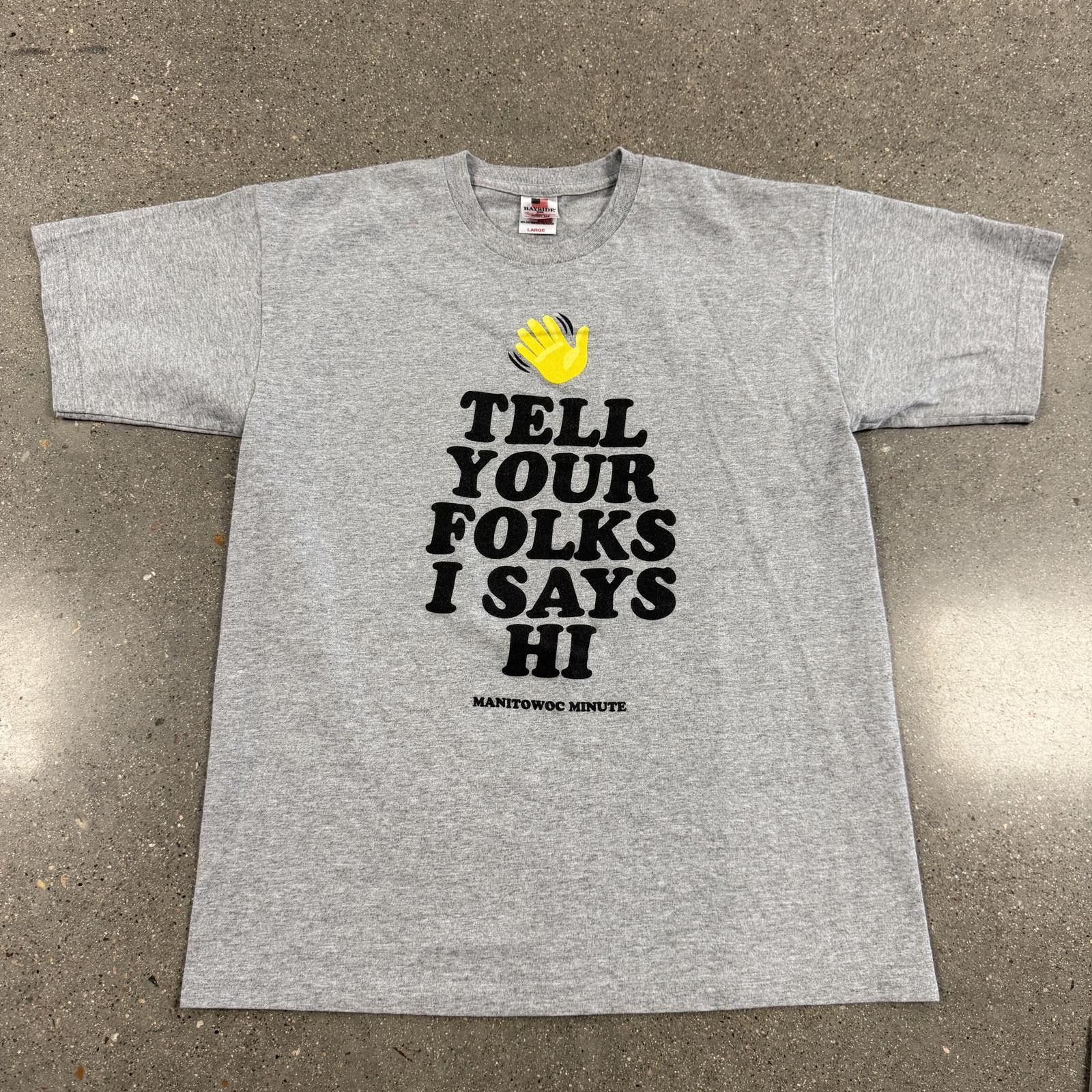 Designer Single Stitch Manitowoc Minute Charlie Berens T-Shirt L Size US L / EU 52-54 / 3 - 1 Thumbnail