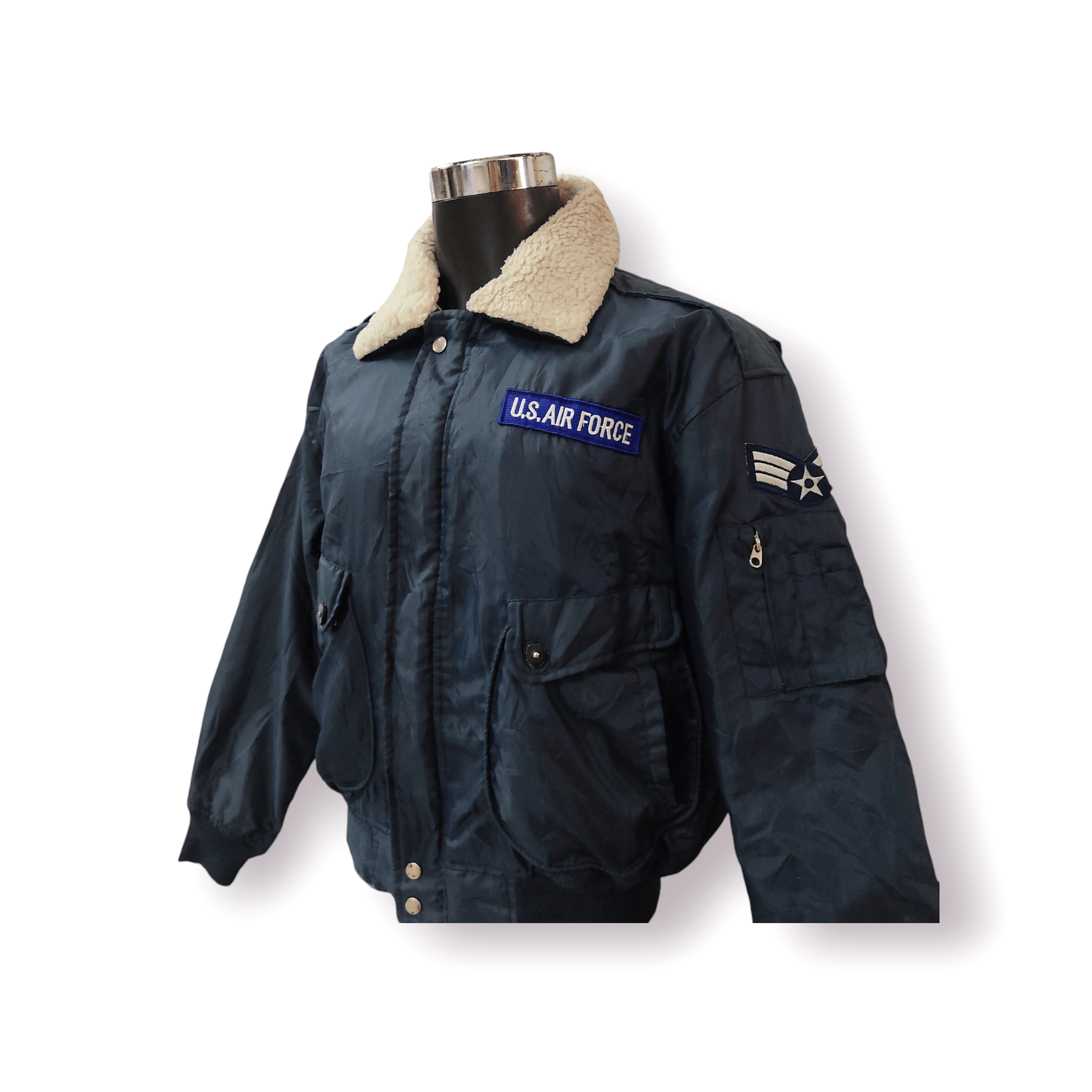 Vintage Vintage Houston Inc Bomber Blouson Flight Jacket Size US L / EU 52-54 / 3 - 3 Thumbnail