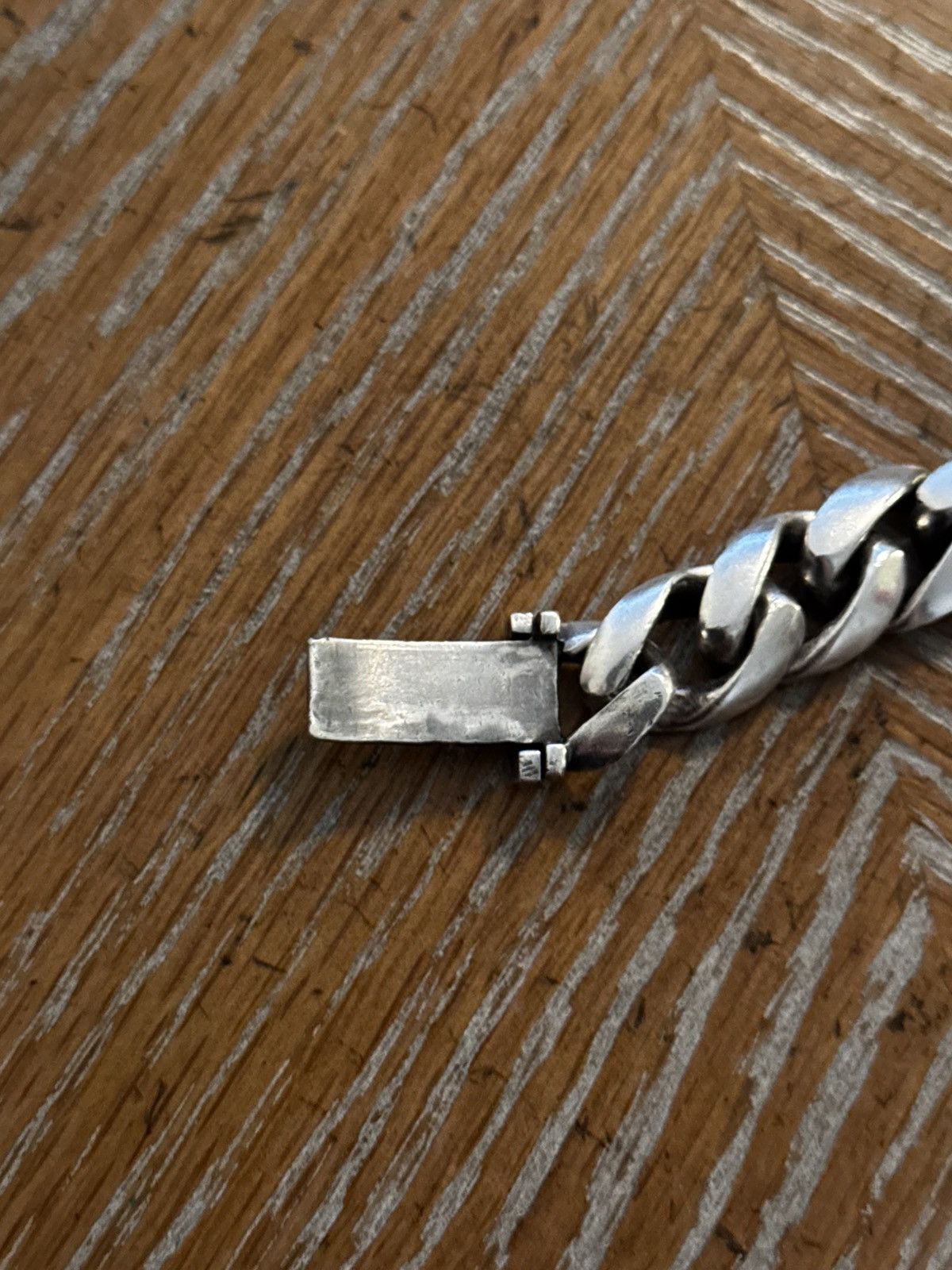 Chrome Hearts Chrome Hearts Keeper ID Cuban Link Bracelet Size ONE SIZE - 12 Thumbnail