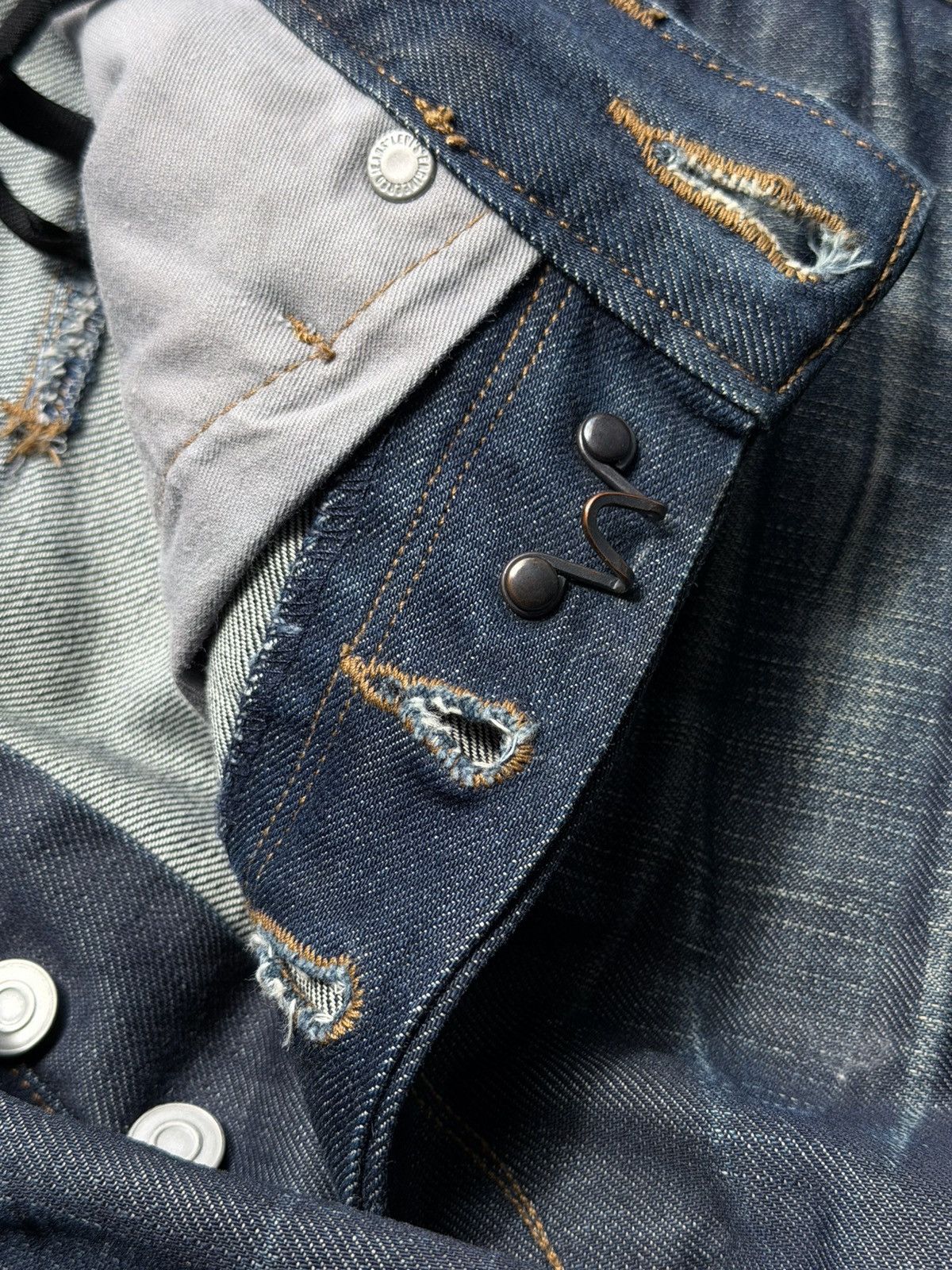 Levi's Levis Engineered Buckle Back Twisted Washed Denim Jeans Size US 30 / EU 46 - 11 Thumbnail