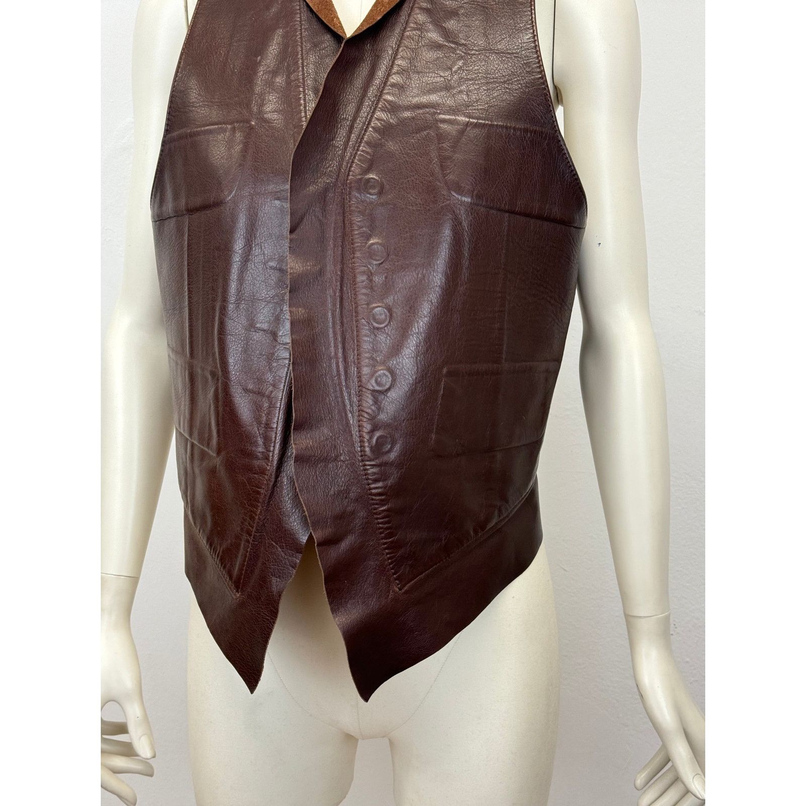Maison Margiela A/W2001 Maison Margiela compressed leather vest Size L / US 10 / IT 46 - 2 Thumbnail