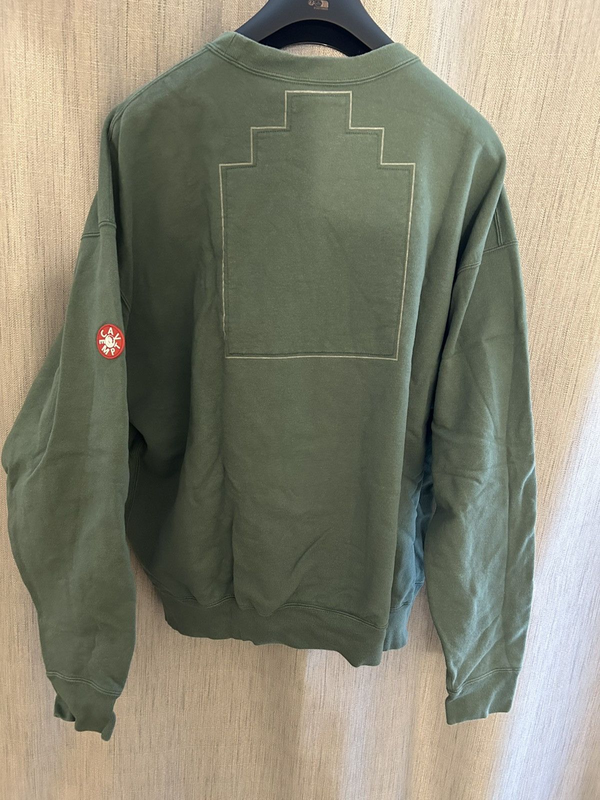 Cav Empt Cav Empt Green Paneled Graphic Crewneck Sweatshirt Size US XL / EU 56 / 4 - 2 Thumbnail