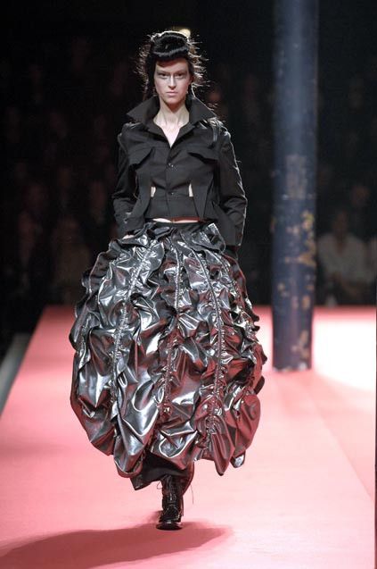 Yohji Yamamoto SS08 Runway Cropped Cut-Out Trucker Jacket Size S / US 4 / IT 40 - 2 Thumbnail