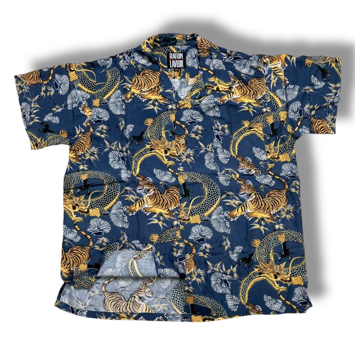 Sun Surf Dragon Tiger by raton laveur loop collar hawaiian shirt Size US L / EU 52-54 / 3 - 2 Thumbnail