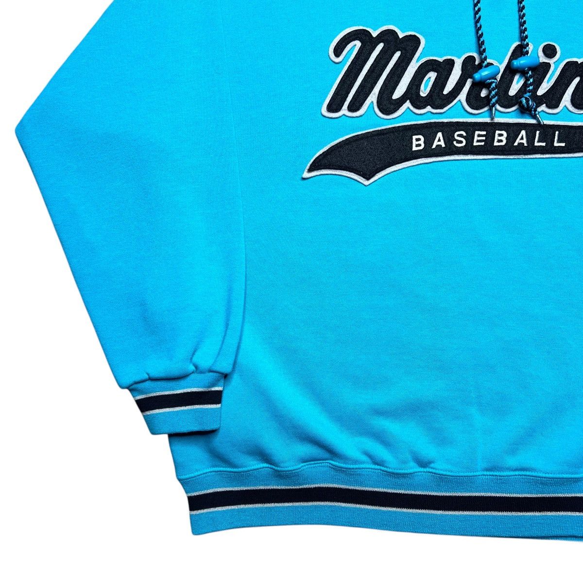 Starter Vintage 1990s MLB Florida Marlins Starter Tailsweep Hoodie Size US L / EU 52-54 / 3 - 16 Thumbnail