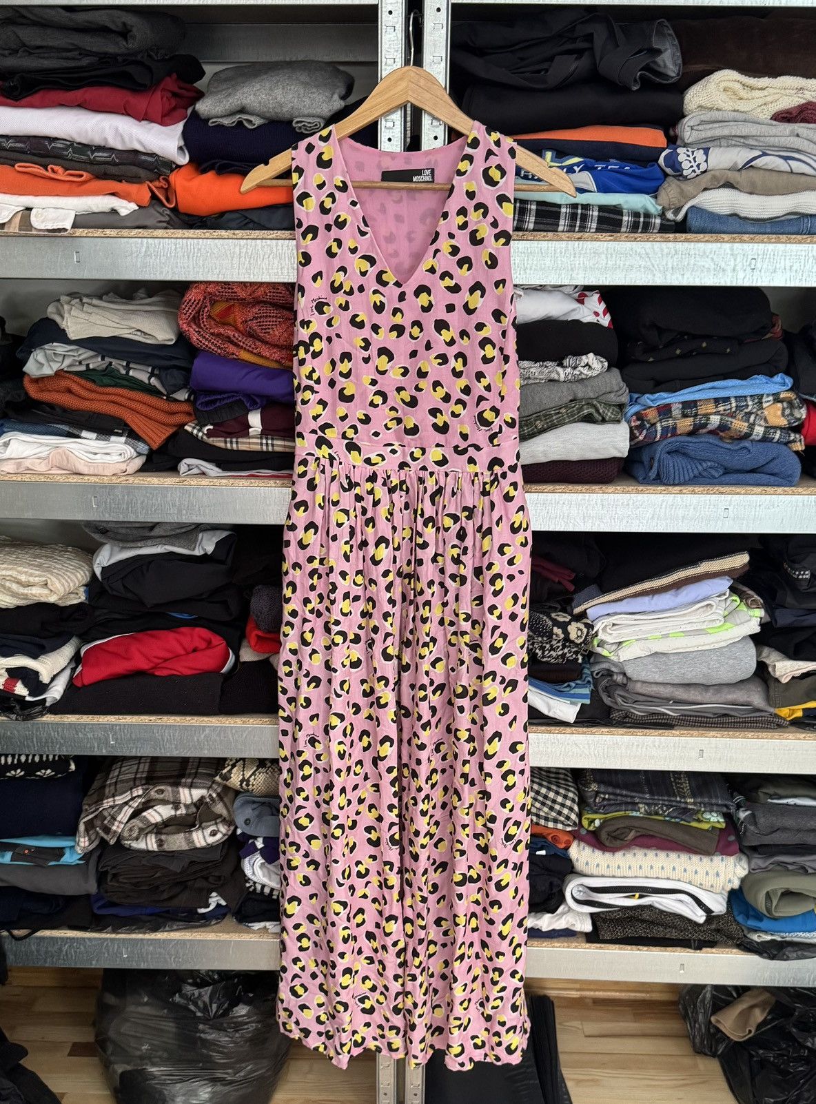 Designer × Love Moschino × Moschino Love Moschino M sleeves long maxi midi dress cheetah 🐆 print Size XS / US 0-2 / IT 36-38 - 19 Thumbnail