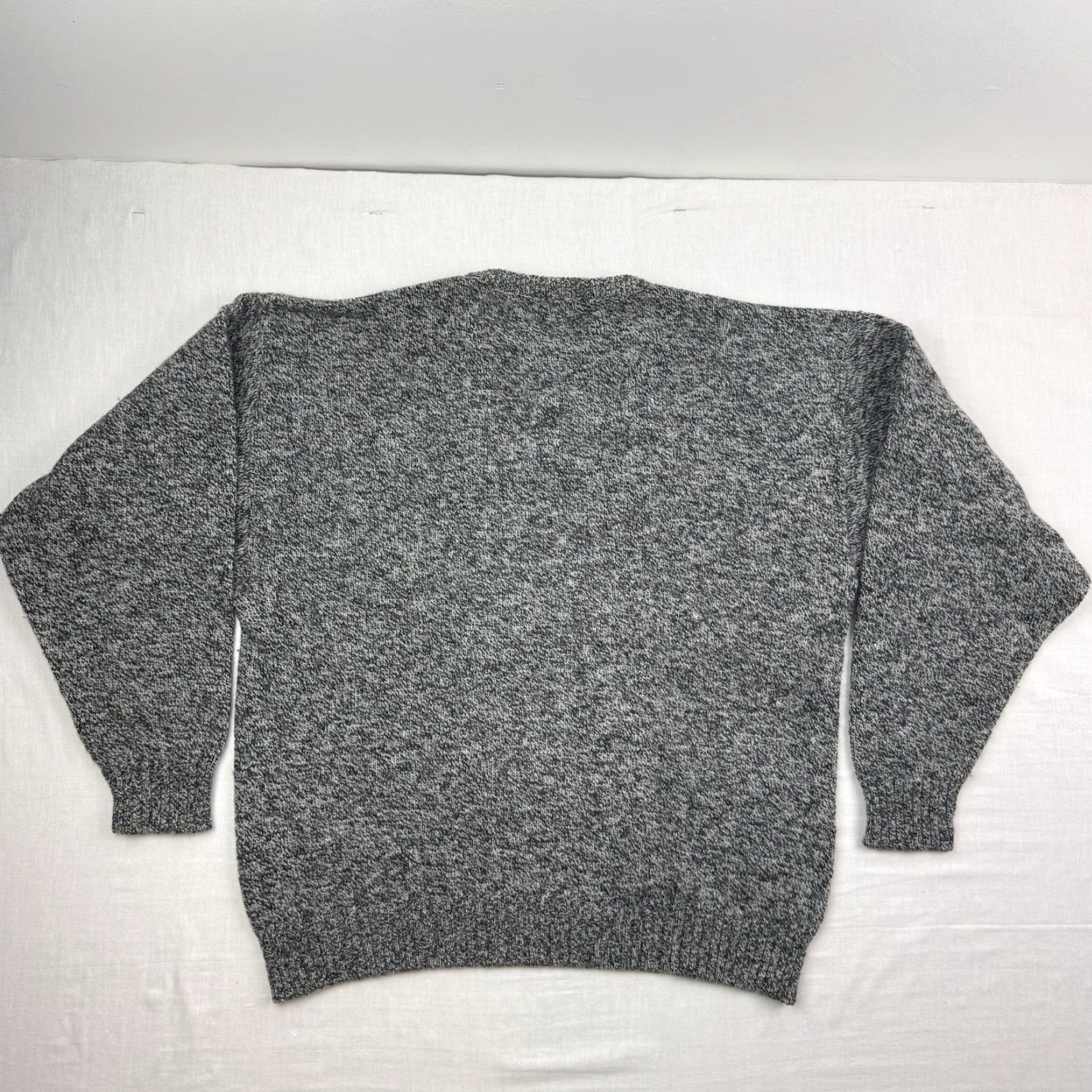 Jantzen VINTAGE Jantzen Sweater Men XL Gray Knit Crew Neck 90s USA Pullover Size US XL / EU 56 / 4 - 8 Thumbnail