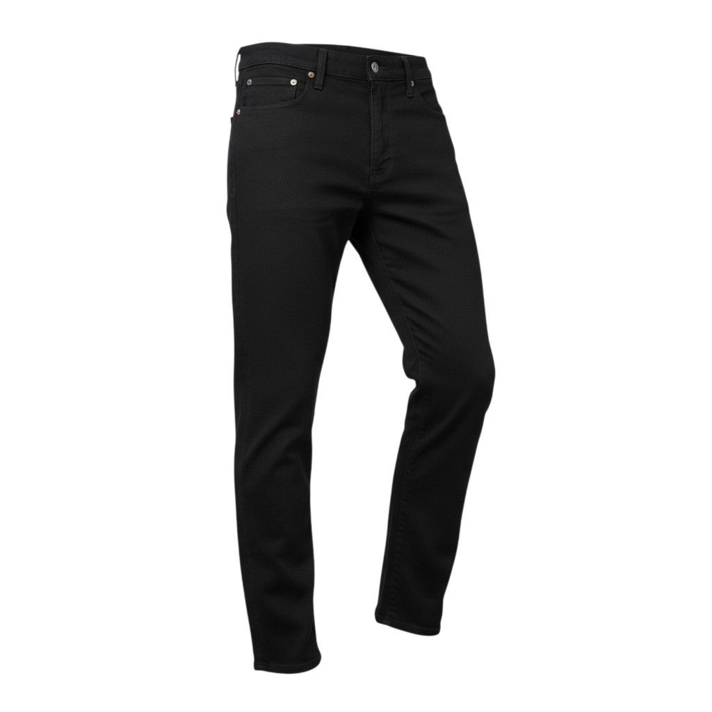 Levi's 502 W33/L30 Taper Zip Black Denim Jeans 87077 Size US 33 - 1 Thumbnail