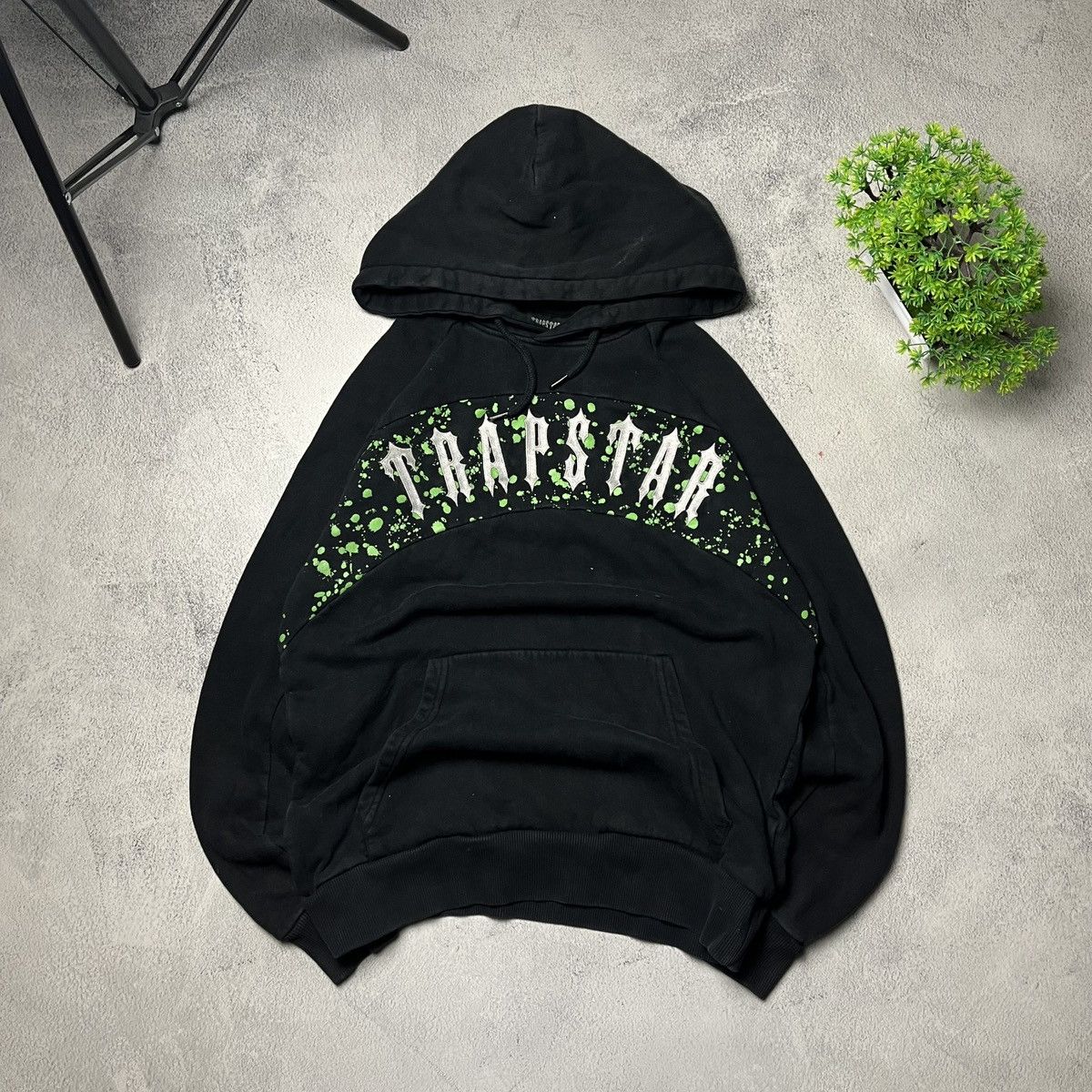 Trapstar London × Vintage Trapstar center logo faded drill vintage y2k hoodie Size US M / EU 48-50 / 2 - 1 Thumbnail