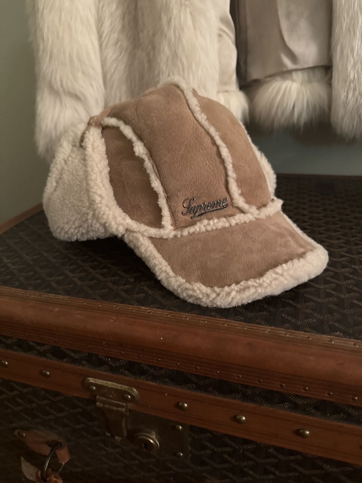 Supreme Supreme schott shearling earflap hat Size ONE SIZE - 1 Thumbnail