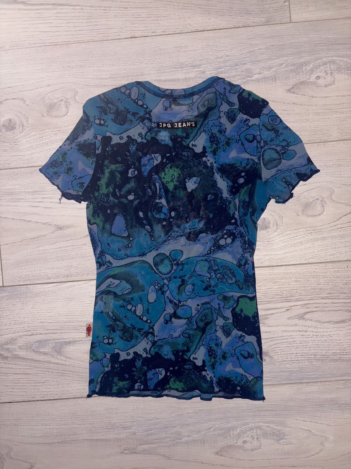 Jean Paul Gaultier Blue mesh JPG top Size S / US 4 / IT 40 - 2 Thumbnail