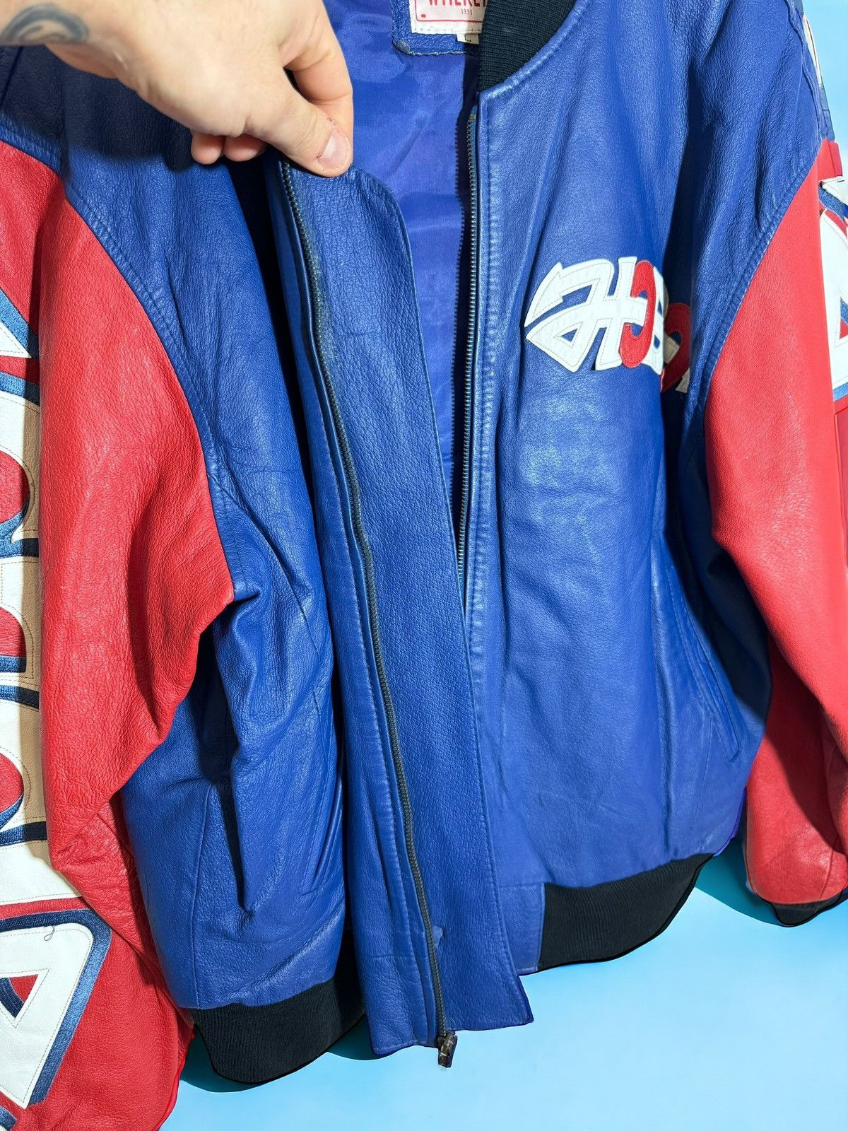 Michael Hoban Michael Hoban Vintage American Leather Bomber Jacket Size US L / EU 52-54 / 3 - 9 Thumbnail