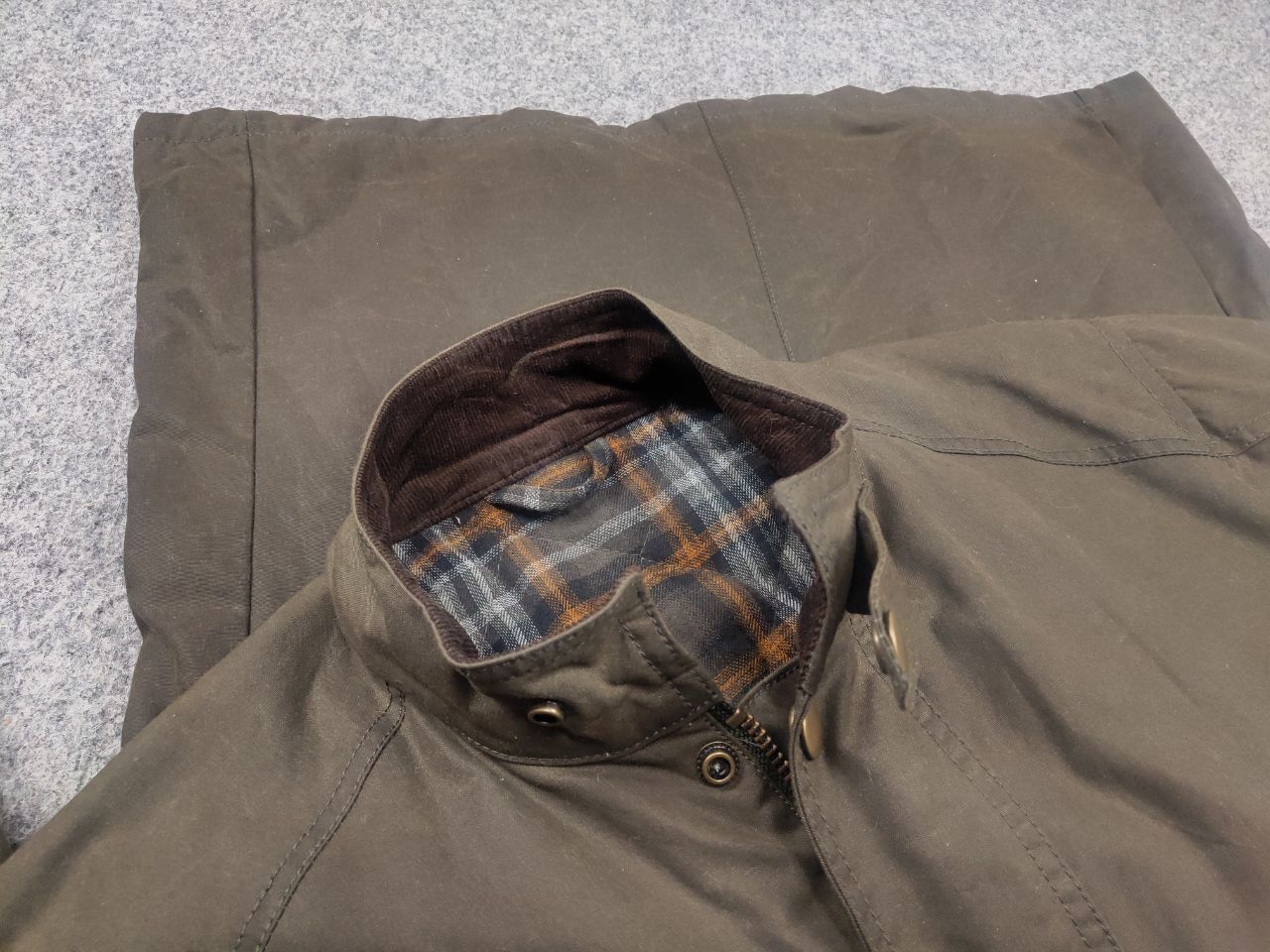 Vintage Vintage England The British Millerain Wax Jacket Barbour Size US S / EU 44-46 / 1 - 12 Thumbnail