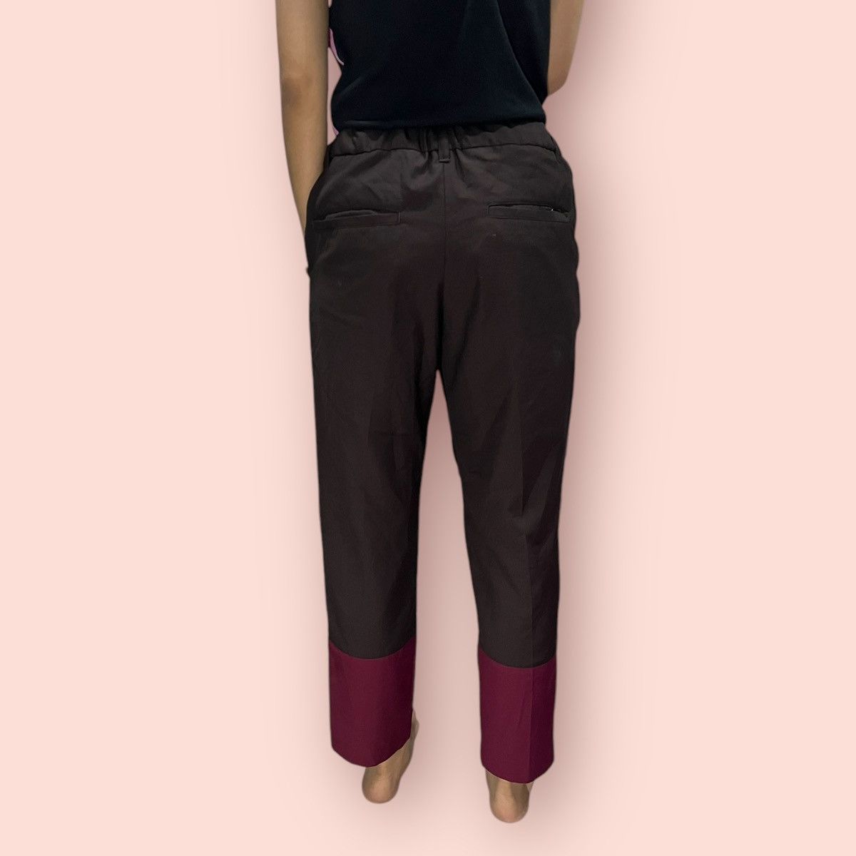 Frapbois × Issey Miyake × Japanese Brand VINTAGE FRAPBOIS HALF JAPAN ANKLE PANTS (1 size) Size 30" / US 8 / IT 44 - 2 Thumbnail