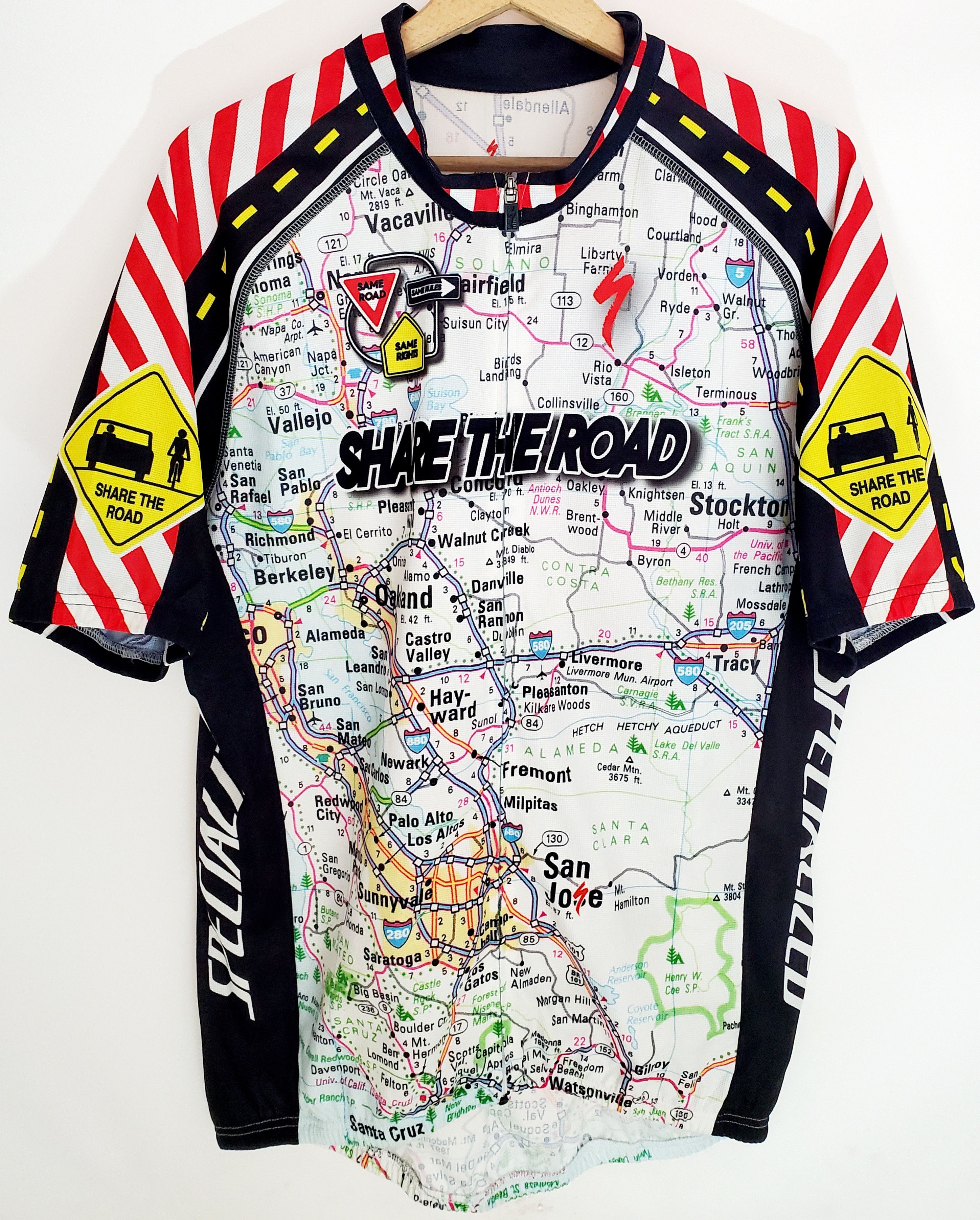 Sports Specialties Specialized Share The Road Oakland Map cycling jersey XXL Size US XXL / EU 58 / 5 - 1 Thumbnail