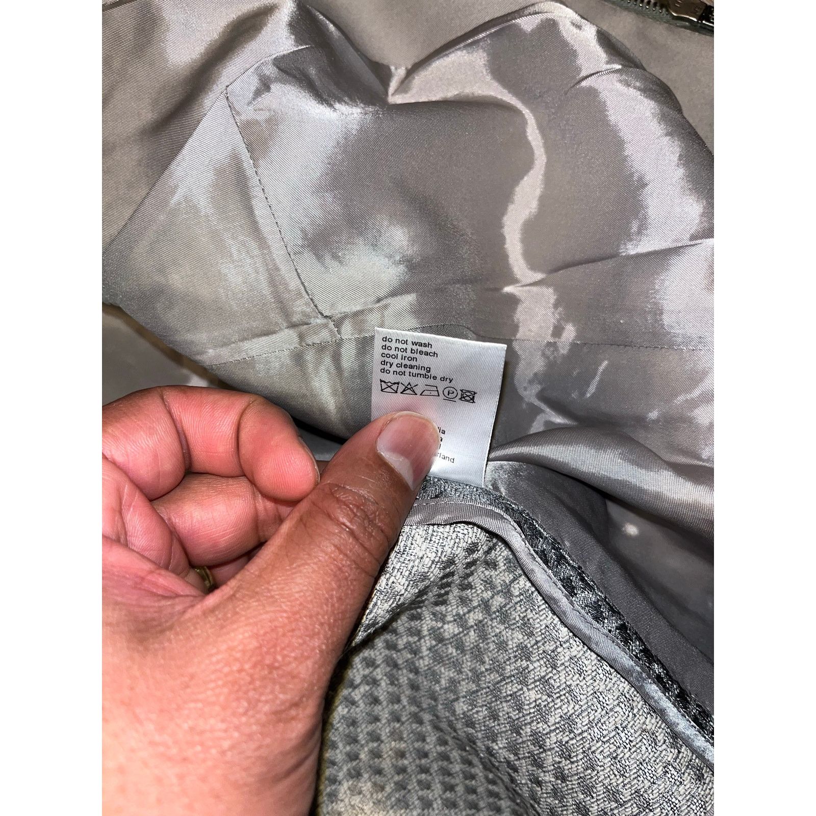Akris Akris Punto - Zipper Blazer / Silver gray / US size 8 / NWOT Size M / US 6-8 / IT 42-44 - 8 Thumbnail