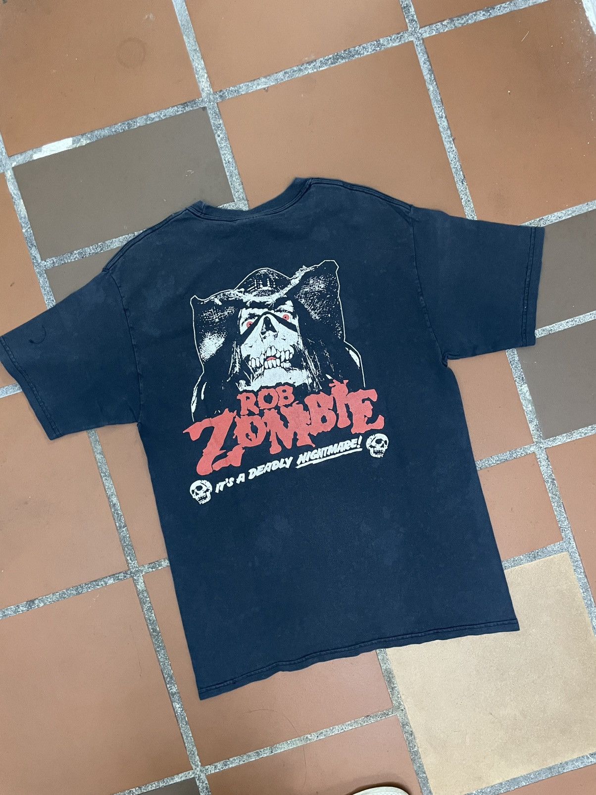 Band Tees Thrashed Sun Faded Tee Shirt Distressed ERD Grunge Band Tees Size US M / EU 48-50 / 2 - 7 Thumbnail