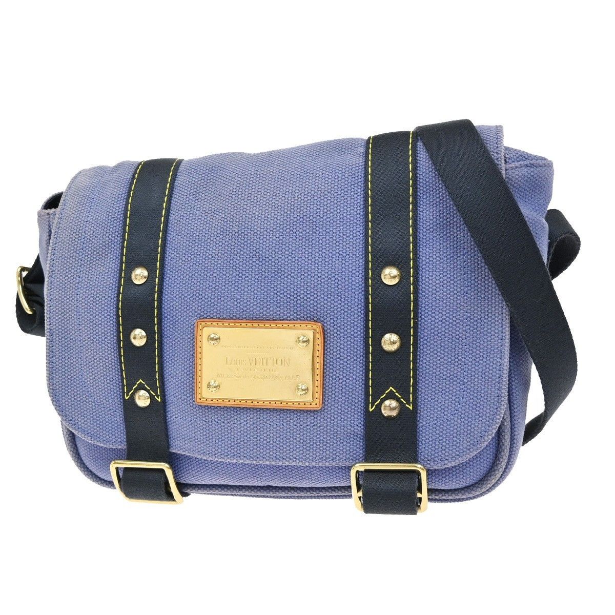 Louis Vuitton Antigua Besace Messenger Bag Canvas