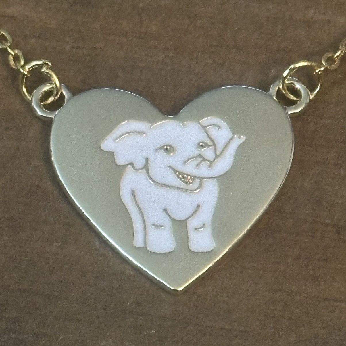 Other Stainless steel elephant Embrace Possibility heart necklace Size ONE SIZE - 3 Thumbnail