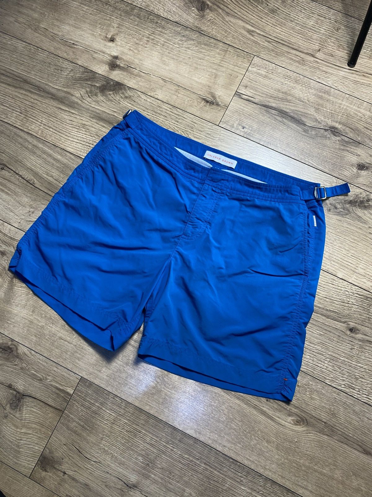 Orlebar Brown Orlebar Brown Men’s Bulldog Swim Trunks Mid-Length Blue 36 Size US 36 / EU 52 - 1 Thumbnail