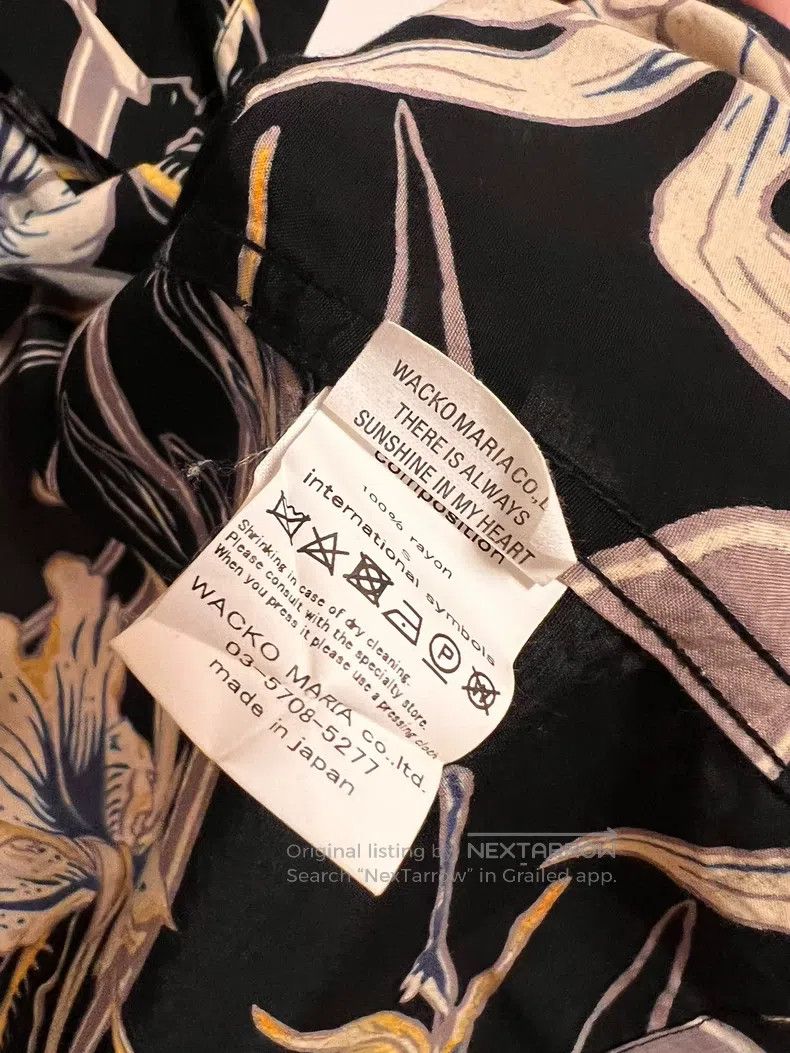 Wacko Maria Wacko Maria Lily Pattern Road Hawaiian Shirt Size US S / EU 44-46 / 1 - 3 Thumbnail