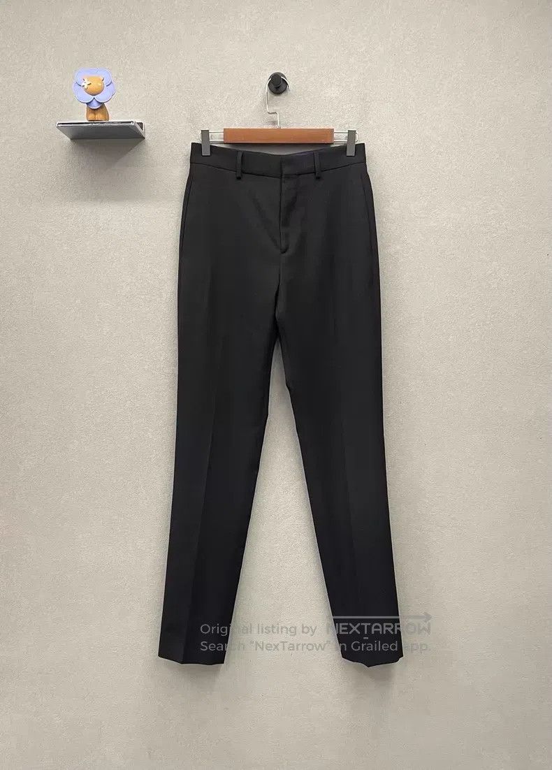 Louis Vuitton Louis Vuitton size US 50 Black straight-leg suit pants Size US 34 / EU 50 - 1 Thumbnail