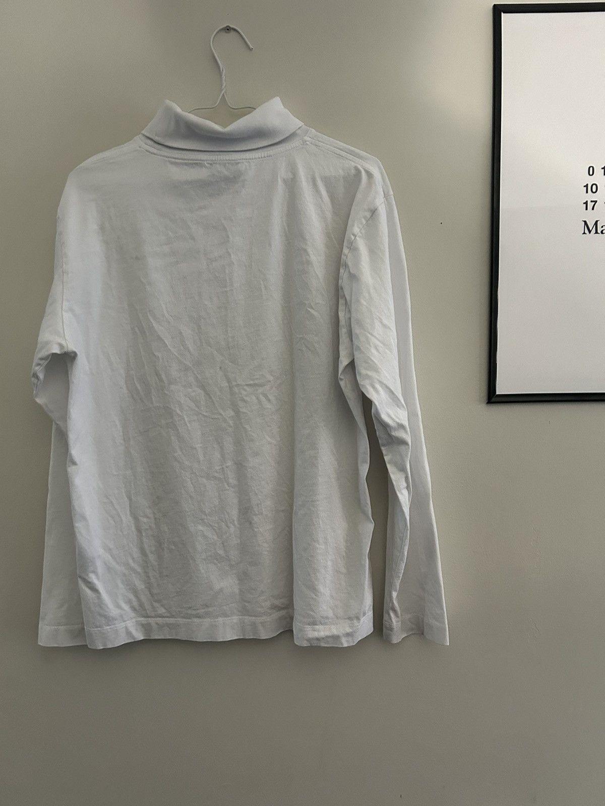 Etudes Ètudes White Award Accent Turtleneck Size US M / EU 48-50 / 2 - 6 Thumbnail