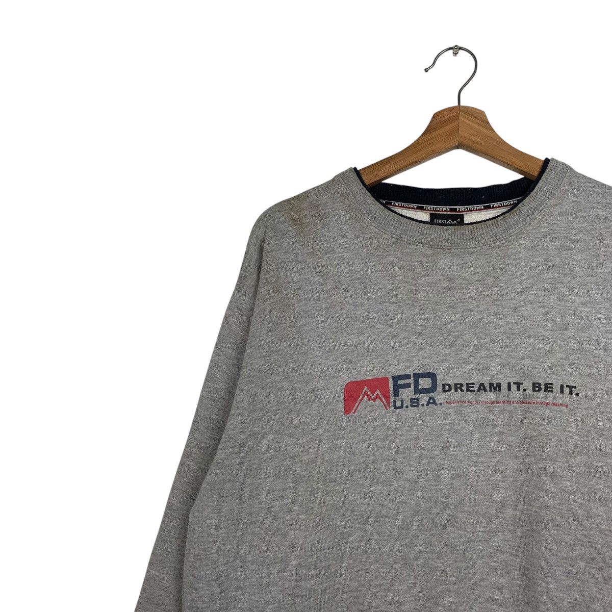 Japanese Brand First Down Sweatshirt Size US L / EU 52-54 / 3 - 6 Thumbnail