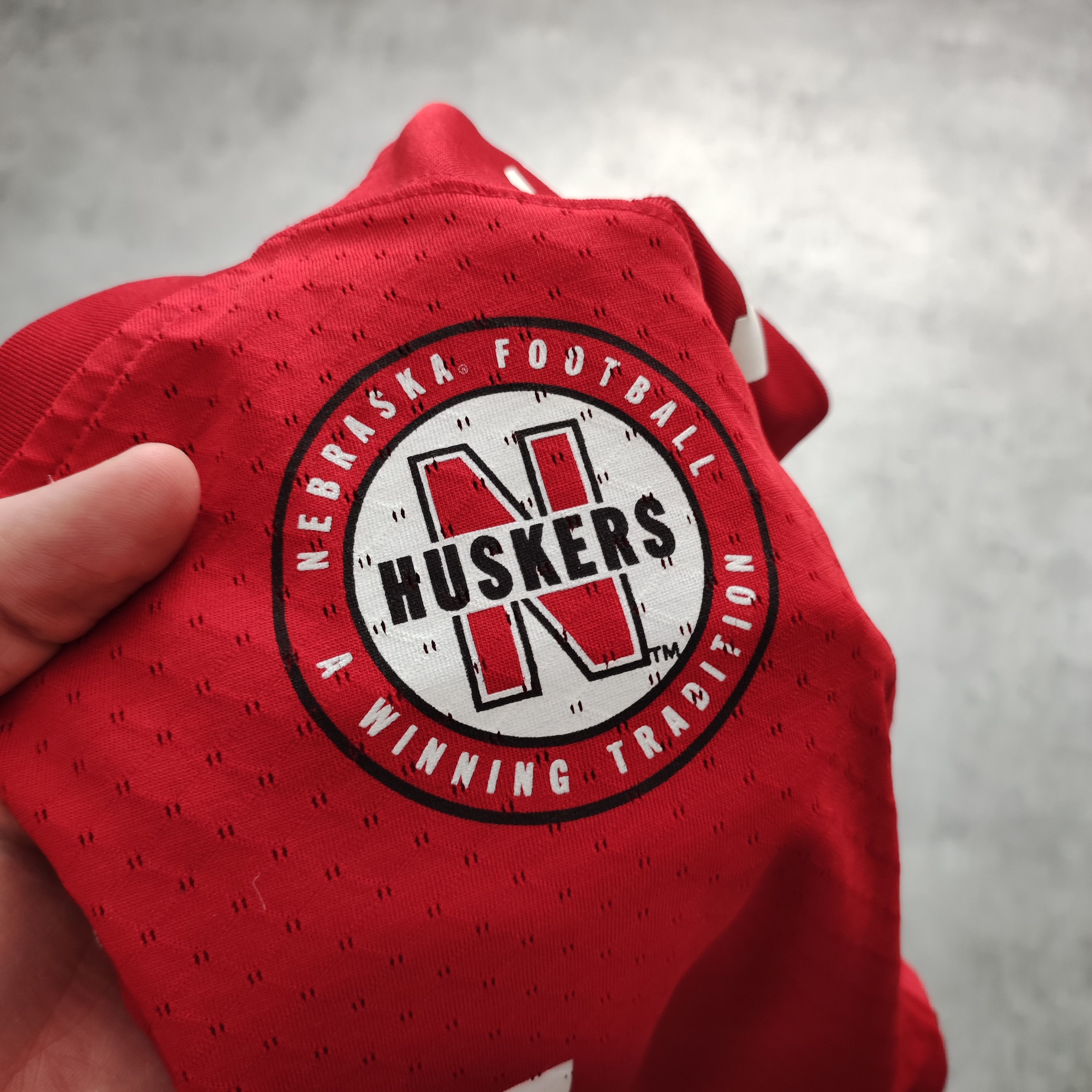 Adidas × NFL × Vintage RARE 90s Nebraska Huskers #17 NFL Football Match Jersey Size US M / EU 48-50 / 2 - 6 Thumbnail