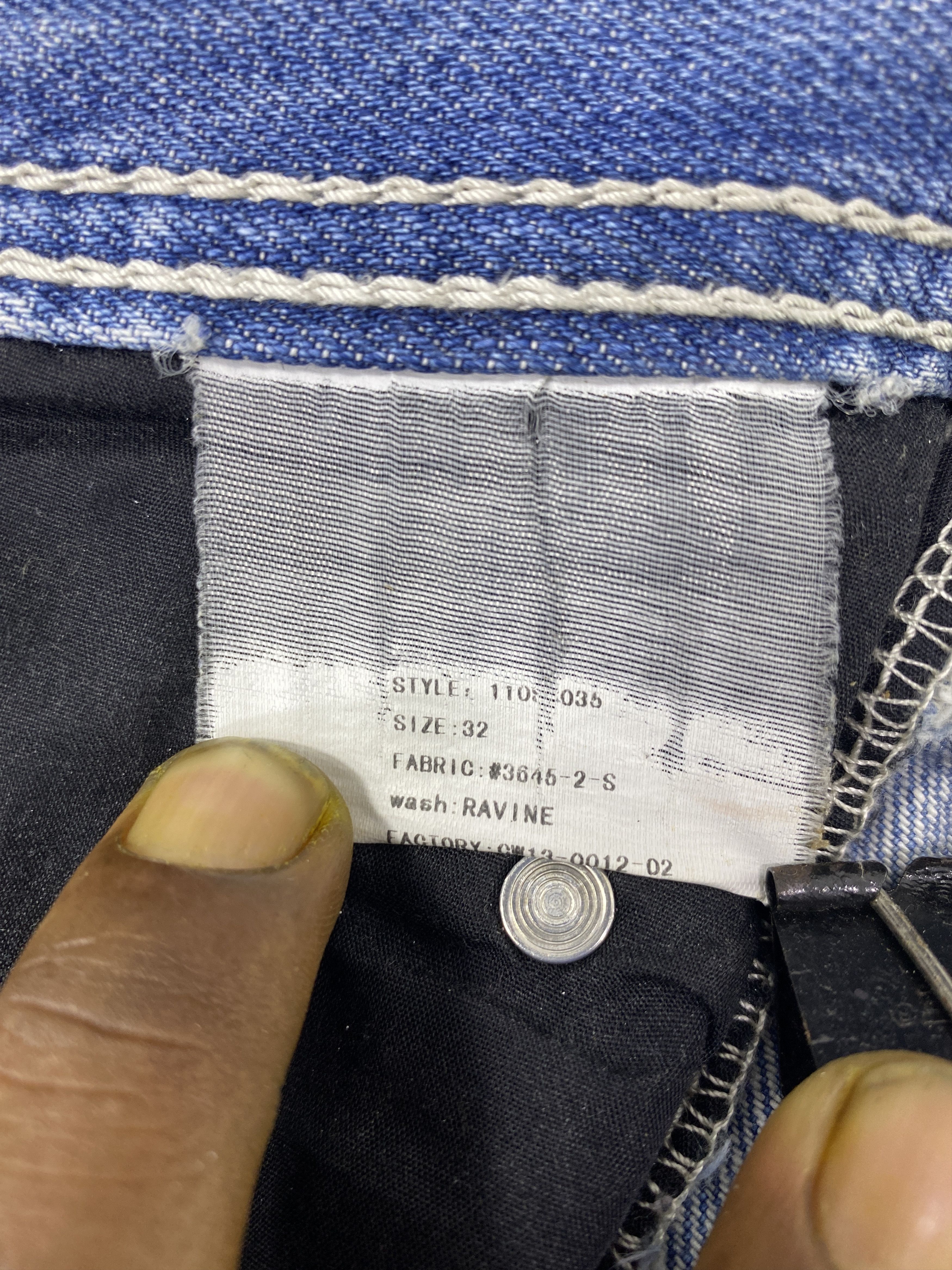 Affliction Affliction ACE Blue Wash Jeans - J978 Size US 34 / EU 50 - 9 Thumbnail