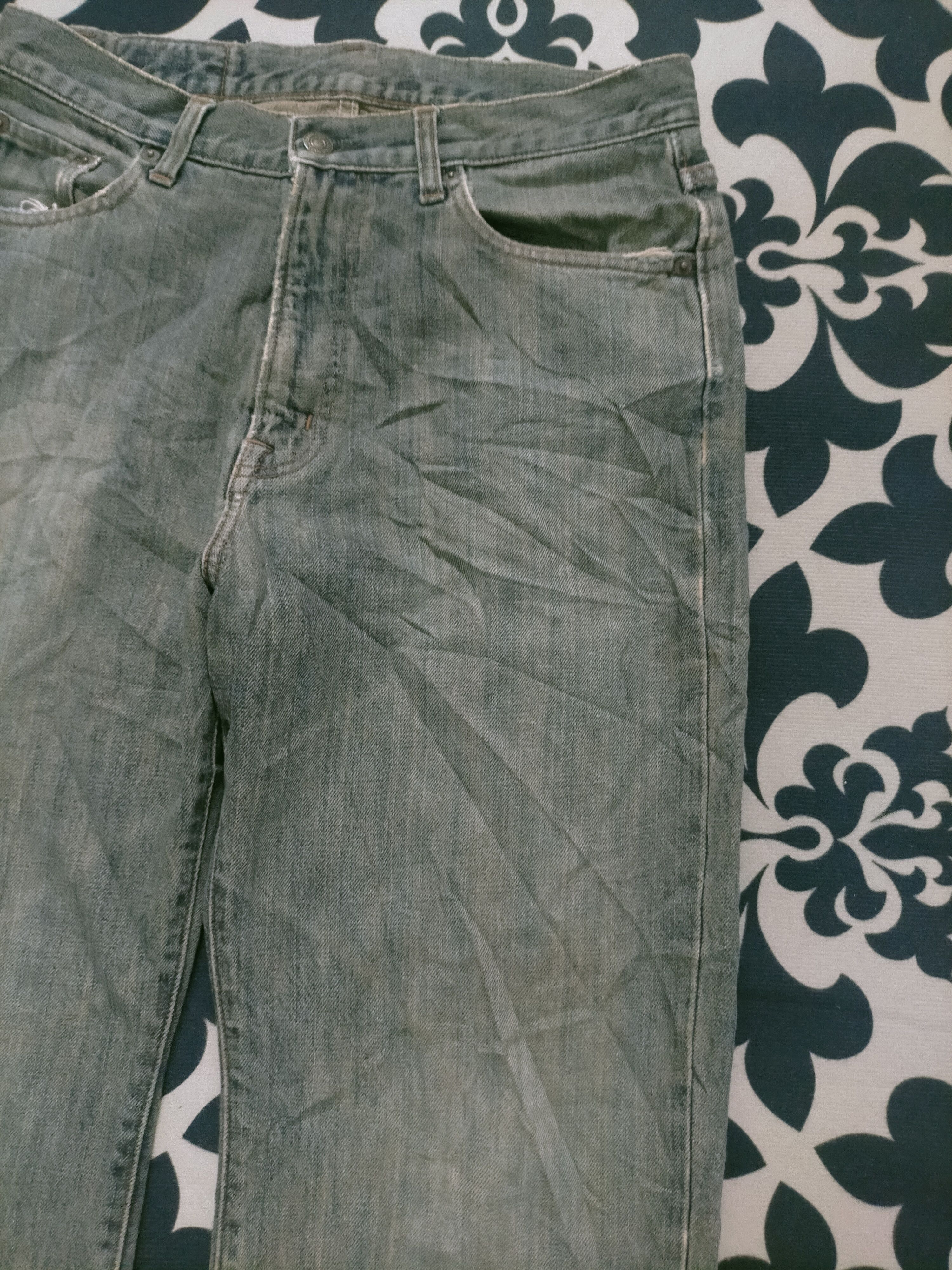 Japanese Brand × Le Grande Bleu (L.G.B.) 🔥BAGGY🔥 RUSTY WASHED DISTRESSED DENIM BY GOLD RUSH Size US 31 - 5 Thumbnail