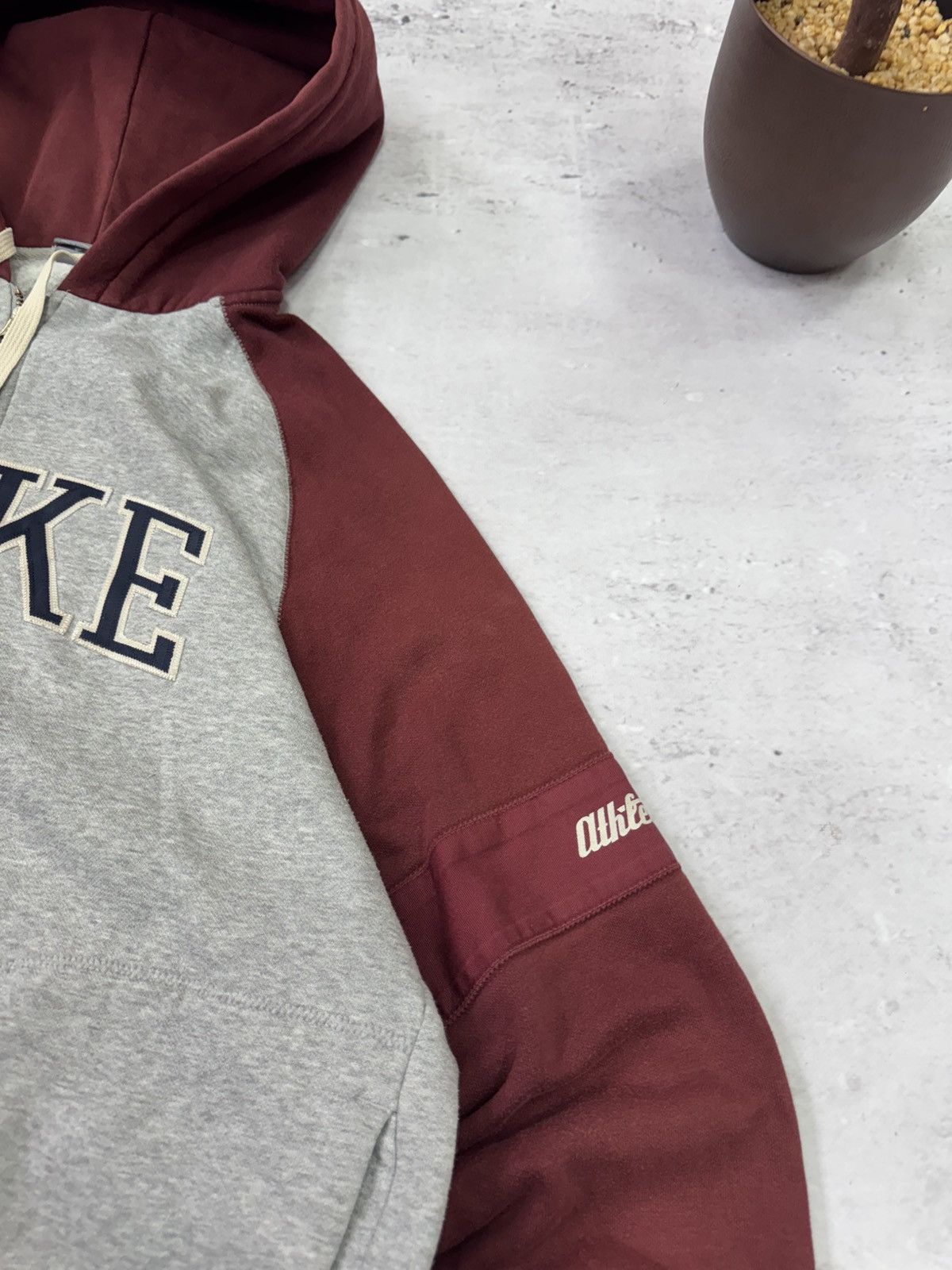 Nike × Vintage NIKE VINTAGE 00s y2k OVERSIZE BAGGY ZIP HOODIE CENTER LOGO Size US XXL / EU 58 / 5 - 5 Thumbnail