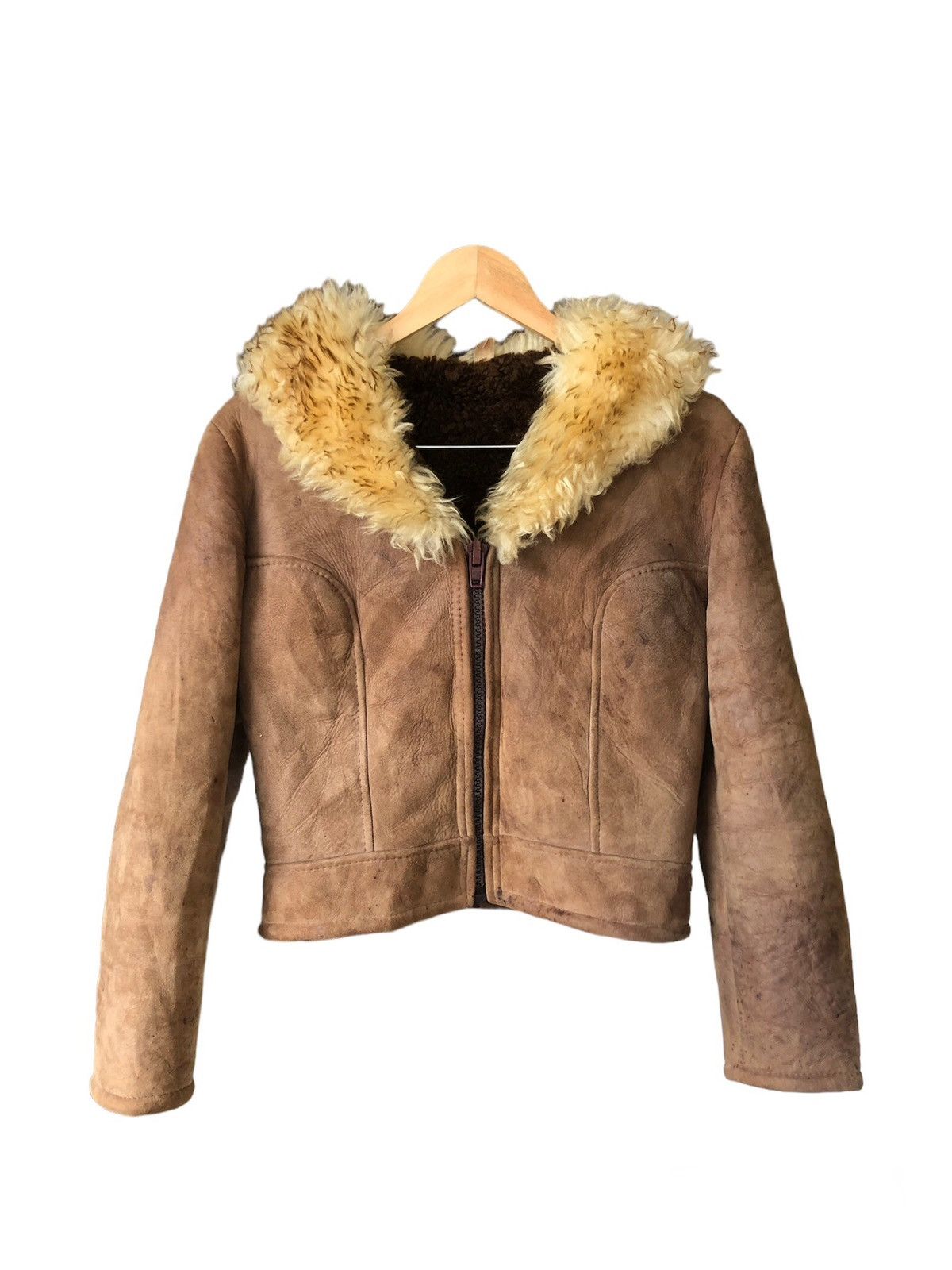 Vintage Vintage Homestead Hand Made B3 Shearling Leather Jacket Size XL / US 12-14 / IT 48-50 - 1 Thumbnail