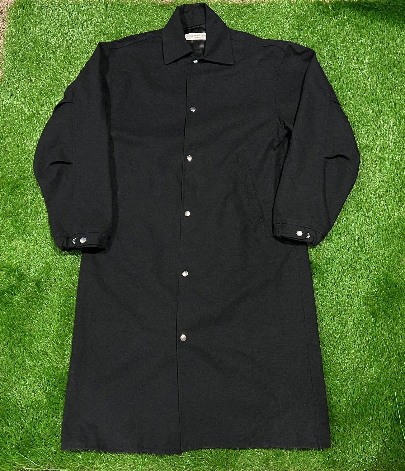 Mr. Completely Mr Completely Black Duck Canvas Duster Trench Coat Jacket Size US S / EU 44-46 / 1 - 4 Thumbnail