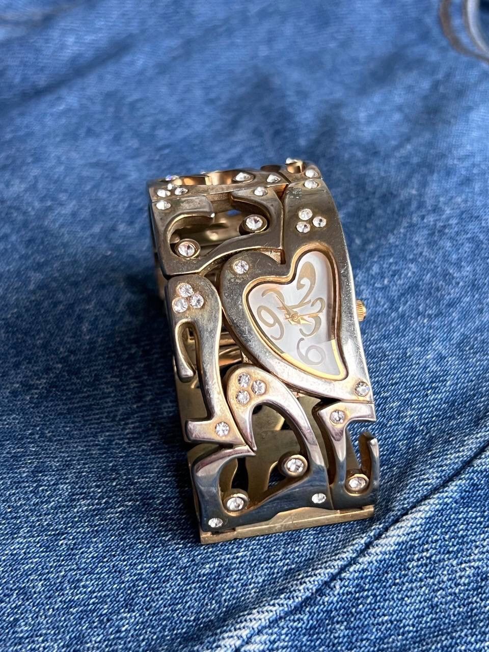 Japanese Brand × Vintage Vintage ❤️ Heart Japanese style futuristic Steel Watch Size ONE SIZE - 4 Thumbnail
