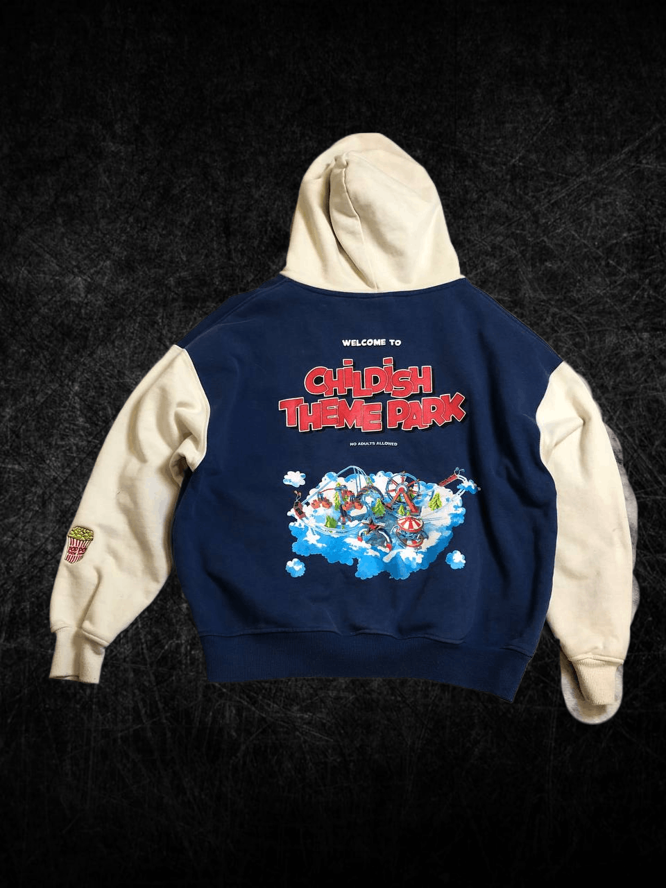 CHILDS Childish Theme Park Vintage Baggy Hoodie Big Logo Skate Size US S / EU 44-46 / 1 - 1 Thumbnail