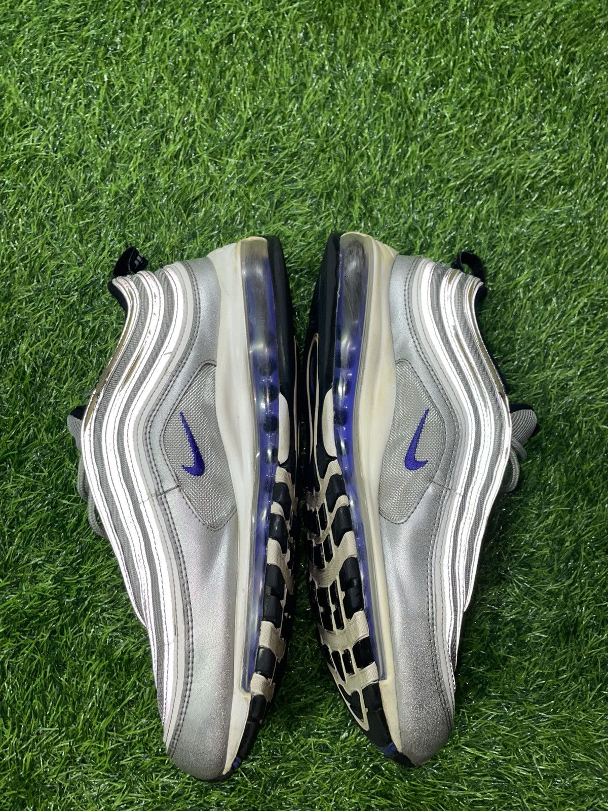 Nike Nike Air Max 97 Silver Violet Size 10.5 Size US 10.5 / EU 43-44 - 4 Thumbnail