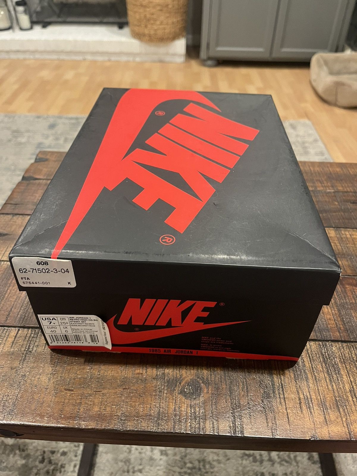 Nike Nike Jordan 1 “Banned” Bred OG 2016 Size US 7 / EU 40 - 16 Thumbnail