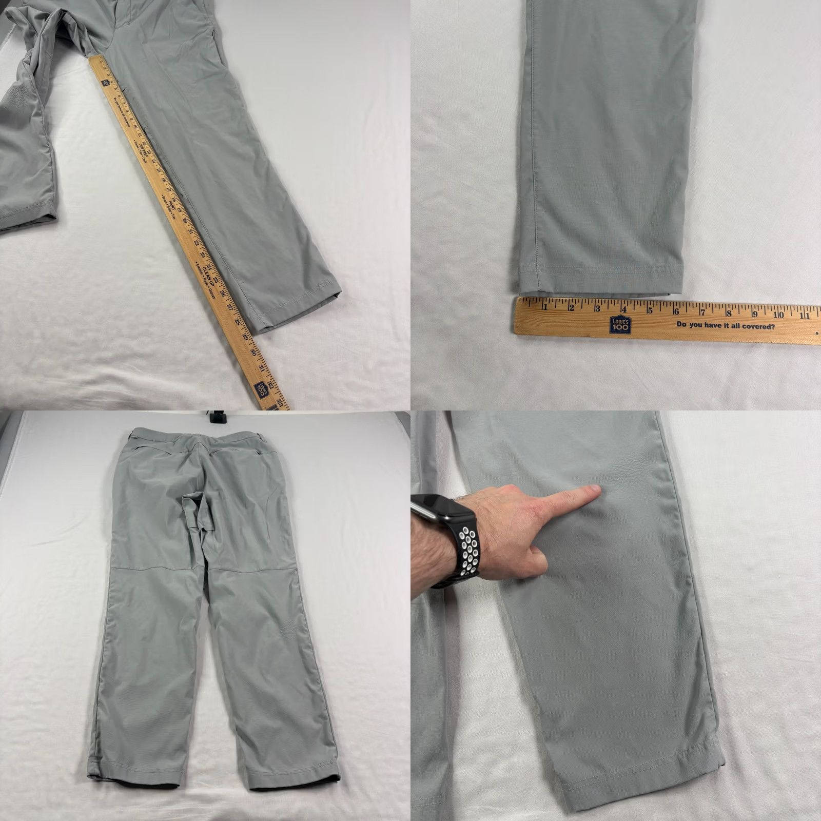 Lululemon Lululemon Commission Golf Pants Mens 32x29 Gray Chino Stretch Casual Pants Mens Gray 90s? Size US 32 / EU 48 - 8 Thumbnail