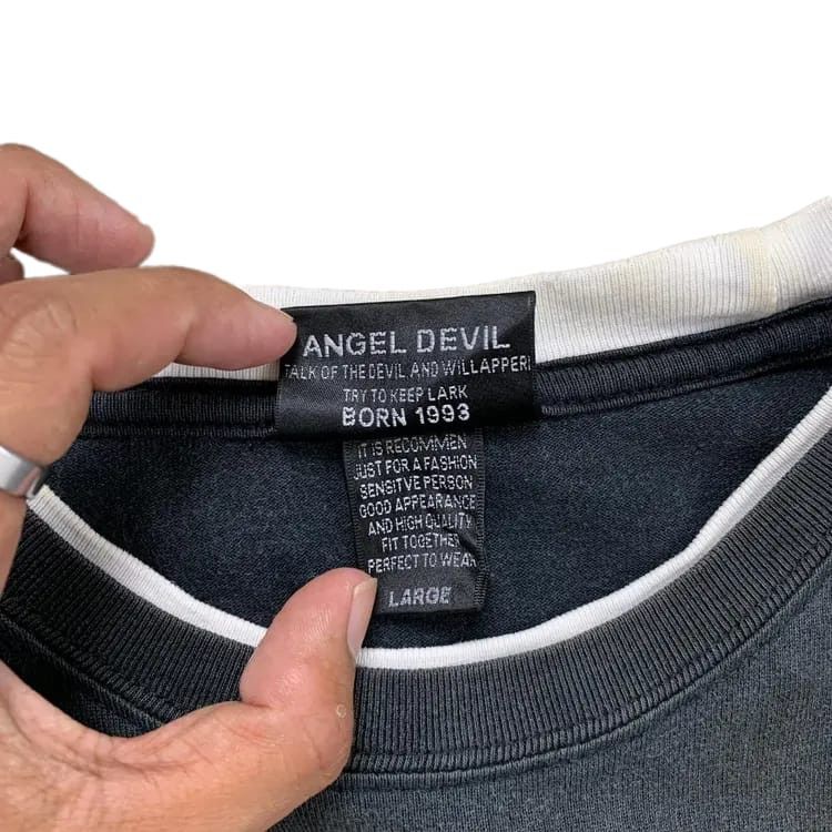 Japanese Brand Y2K Angel Devil Dragon Double Layerd Tee Size US L / EU 52-54 / 3 - 8 Thumbnail