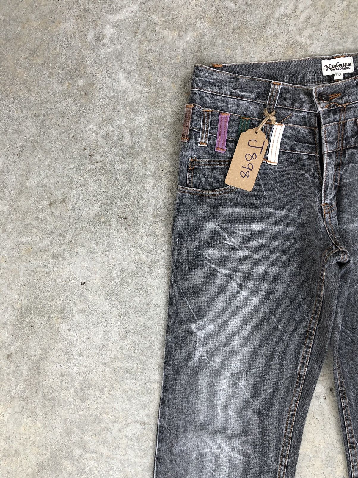 Hysteric Glamour Japanese Nylaus Flared Jeans Distressed Jeans Size US 31 - 4 Thumbnail