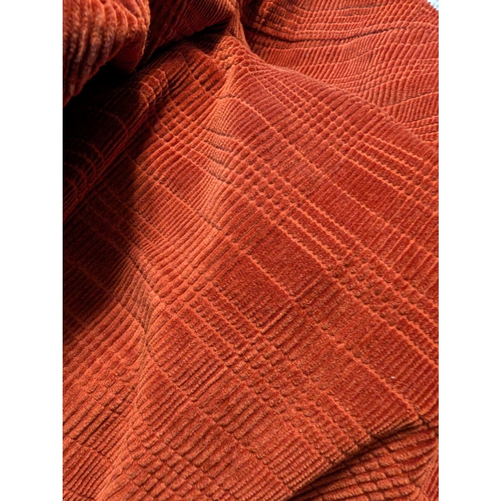 J.Crew J.CREW Wallace & Barnes Work Jacket Corduroy Burnt Umber Button Up Small Red Plaid Men Mid-Length Casual Workwear Size US S / EU 44-46 / 1 - 4 Thumbnail