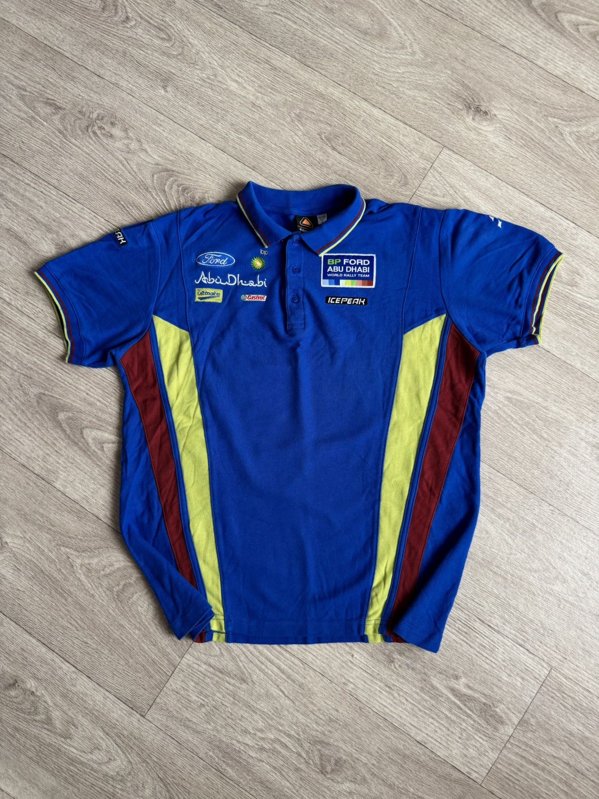 Vintage 🔷Vintage BP Ford Abu Dhabi World Rally Team Polo Shirt🔷 Size US M / EU 48-50 / 2 - 1 Thumbnail