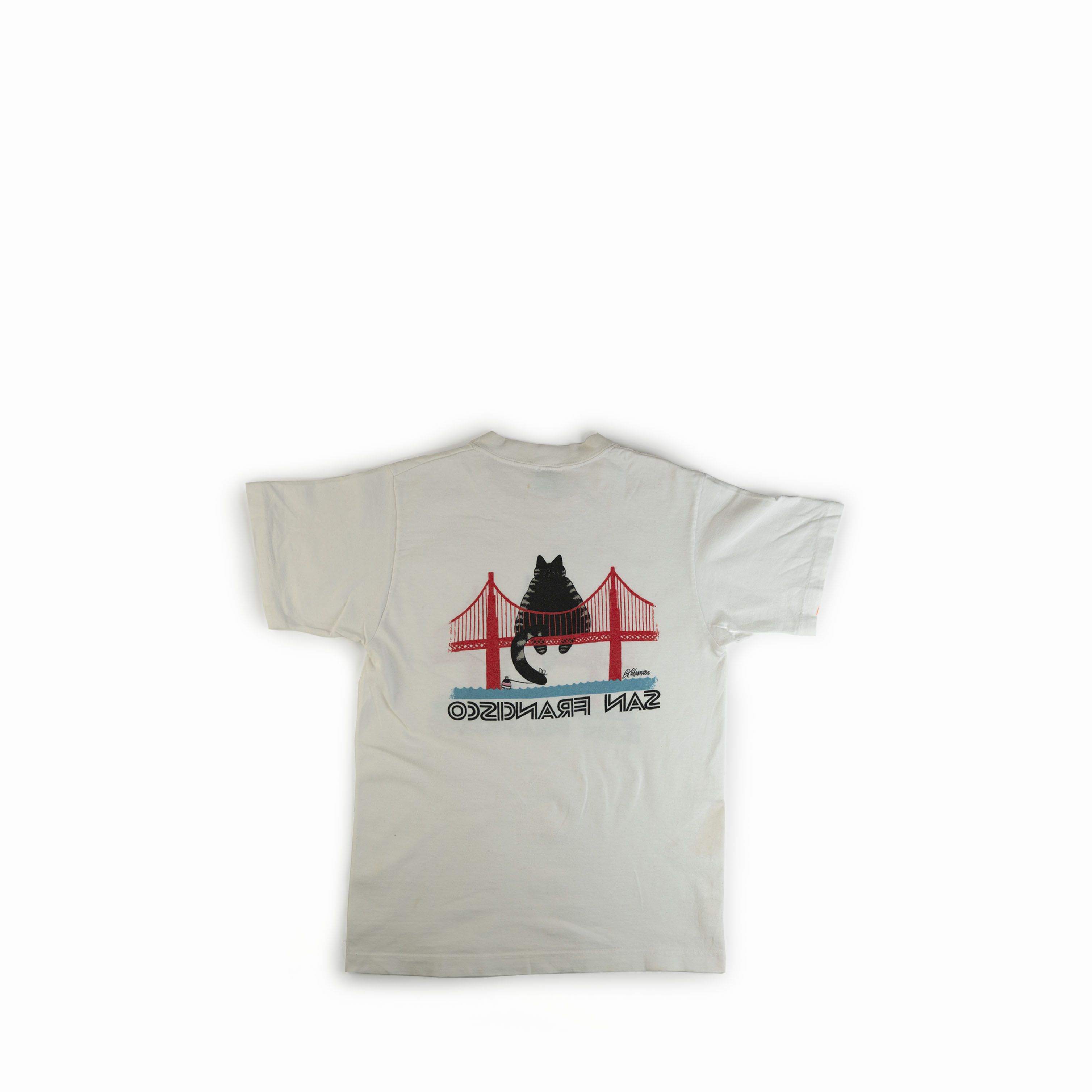 Vintage Vintage 1970's San Francisco California Baby Crazy Tee Shirt Size US L / EU 52-54 / 3 - 2 Thumbnail