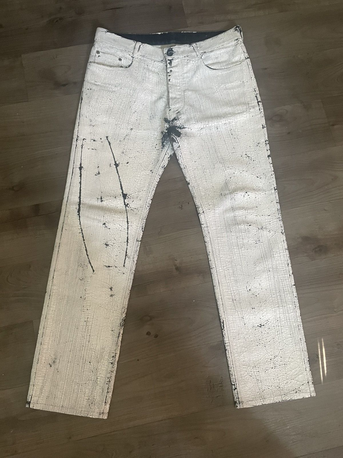 Paited パンツ Denim Maison Margiela