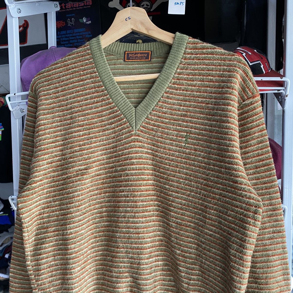 Yves Saint Laurent Yves Saint Laurent Tricots Pour Homme Knitwear Sweatshirts Size US L / EU 52-54 / 3 - 3 Thumbnail