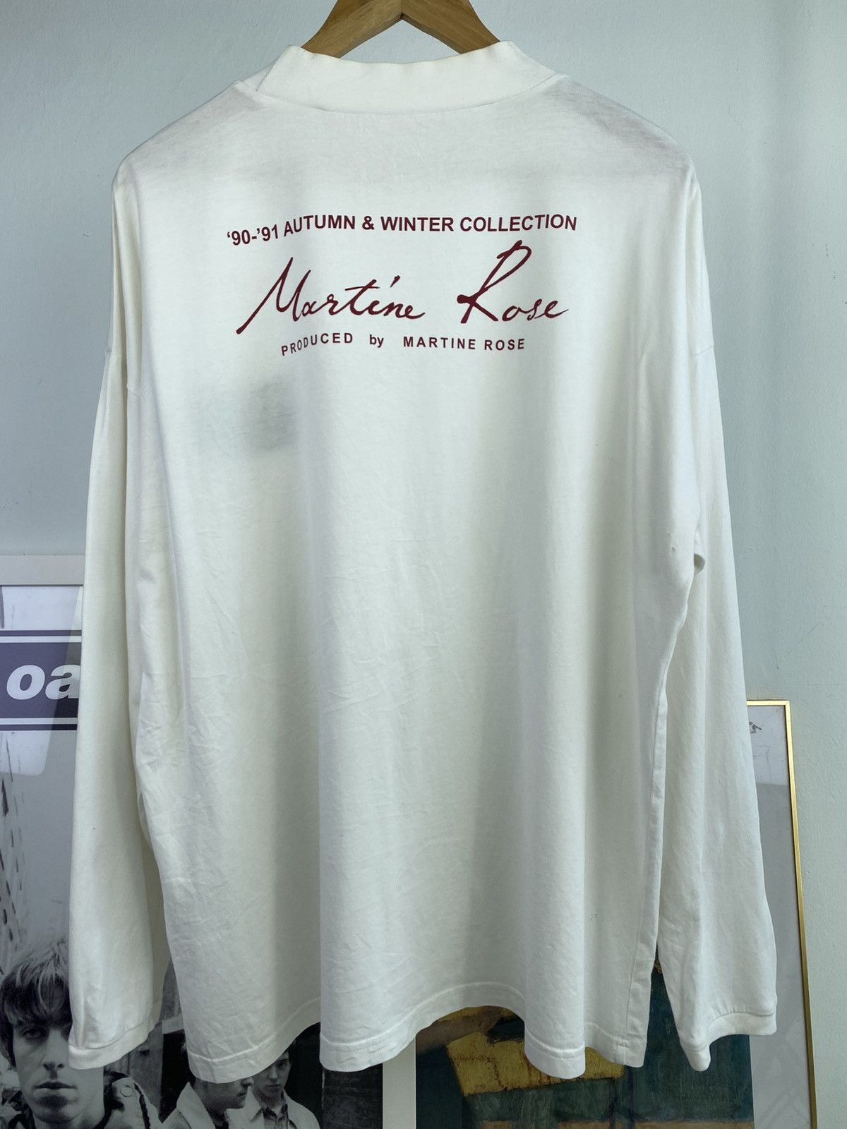 Martine Rose Original AW 90/91 Martine Rose Funnel Neck Longsleeve Tshirt Size US L / EU 52-54 / 3 - 7 Thumbnail